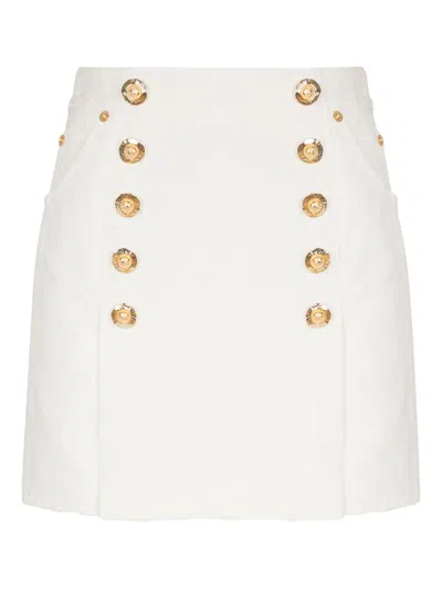 Balmain Canvas Skirt