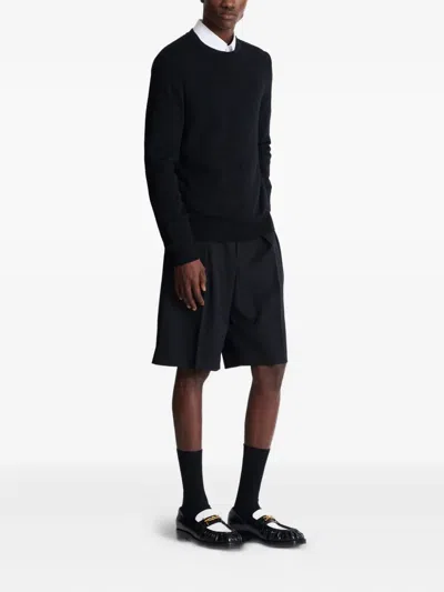 Balmain Monogram Knit And Leopard Pattern Jumper