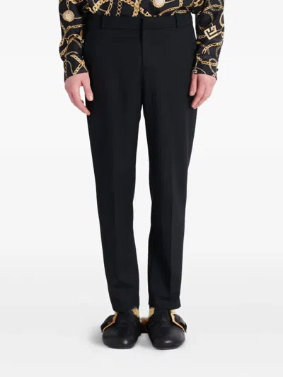 Balmain Navy Blue Twill Pant