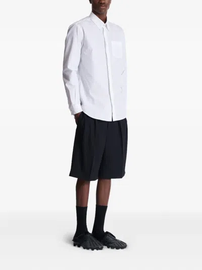 Balmain Cotton Poplin Crest Shirt