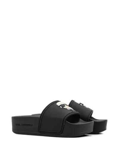 Karl Lagerfeld Kondo 2.0 Slides In Black