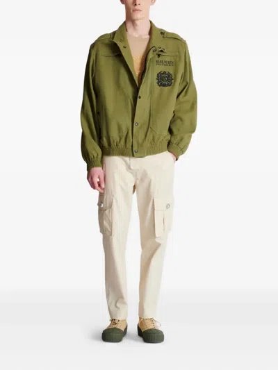 Balmain Cargo Cotton Pants Pockets