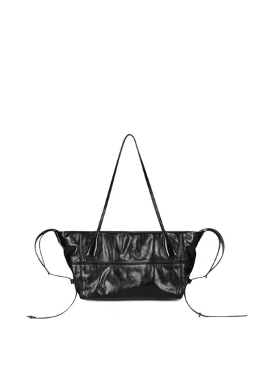 Balmain Rectangular Tote Bag Shoulder Strap In Black