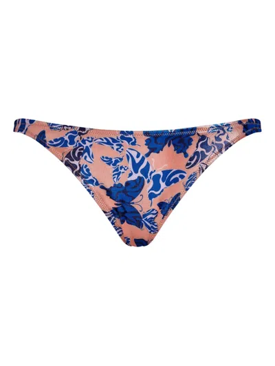 Vilebrequin Mini Brief Bikini Disco Butterflly In Pink
