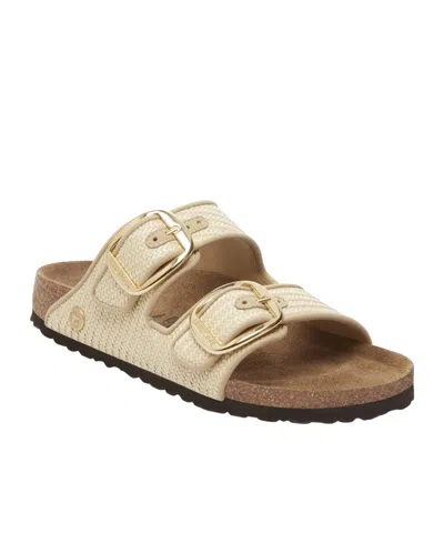 Birkenstock Arizona Big Buckle Natural – Woven Textile Sandal In Neutral