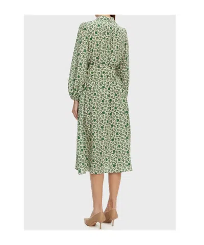Weekend Max Mara Patterned Dress In Green