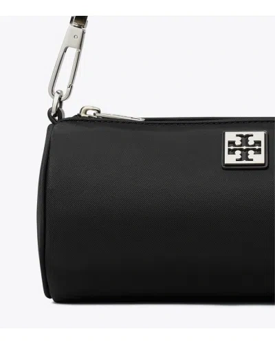 Tory Burch Virginia Nylon Cylindrical Shoulder Bag
