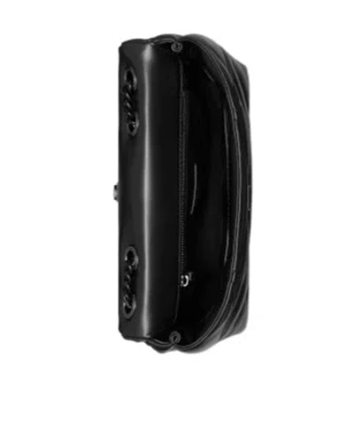 Tory Burch Kira Diamond Leather Shoulder Bag In Black