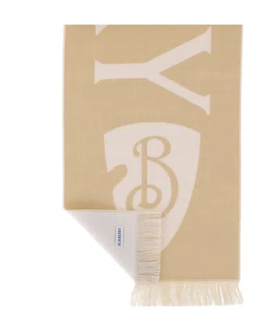 Burberry Fringe Reversible Scarf With Versatile Styling