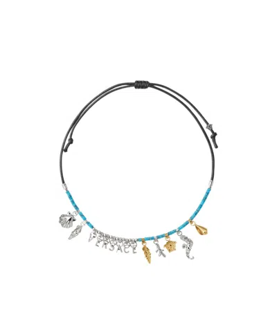 Versace Icons De La Mer Necklace In Silver