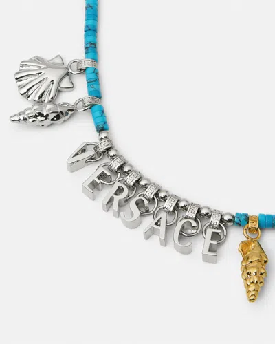 Versace Icons De La Mer Necklace In Silver