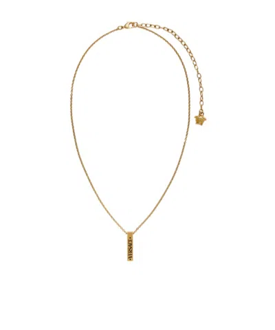 Versace Logo-pendant Necklace