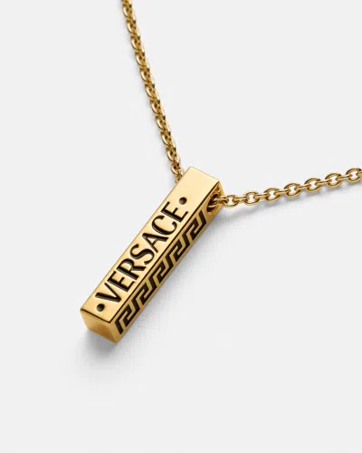 Versace Logo-pendant Necklace