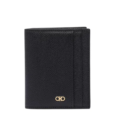 Ferragamo Bi-fold Cardholder Slots In Black