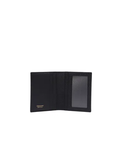 Ferragamo Bi-fold Cardholder Slots In Black