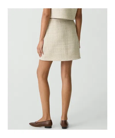 Theory A-line Mini Skirt In Texture Tweed