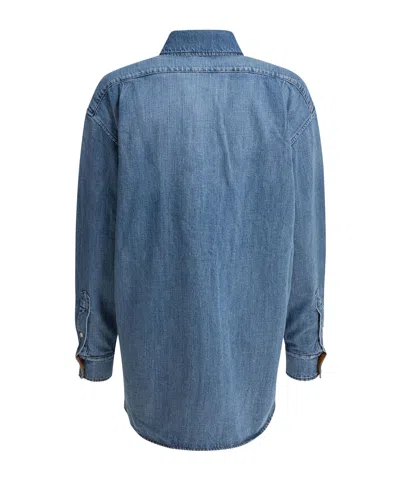 Miu Miu Camicia Oversize In Denim  Donna