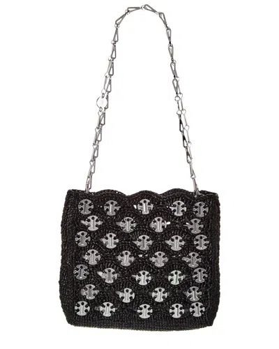 Rabanne Sparkle Raffia Shoulder Bag