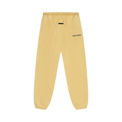 Pre-owned Essentials Fear Of God  Heavy Fleece Sweatpant 'amber'
