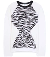 KENZO Tiger Stripes metallic wool-blend sweater