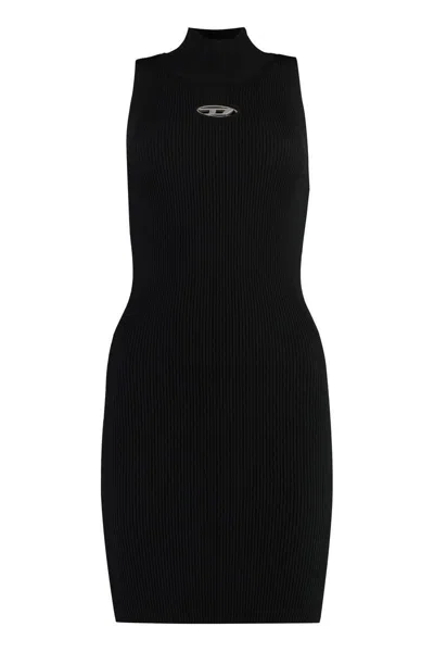 Diesel M-onervax Knitted Turtleneck Dress
