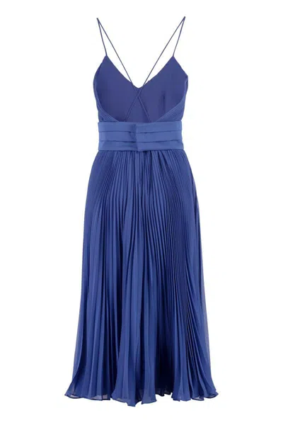 Max Mara Crepe Clarino Dress Spaghetti Straps