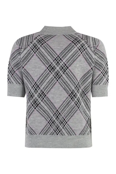 Giuseppe Di Morabito Argyle Intarsia-knit Merino Wool Jumper
