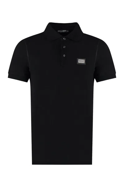 Dolce & Gabbana Cotton Polo-shirt With Logo Tag
