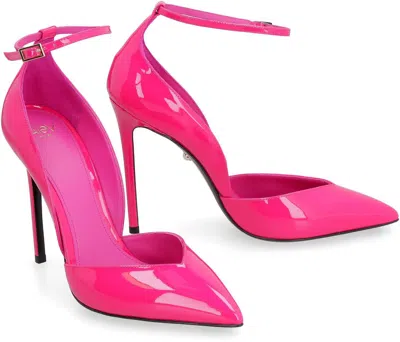 Alevì Milano Camilla Patent Leather Pointy-toe Pumps In Multi