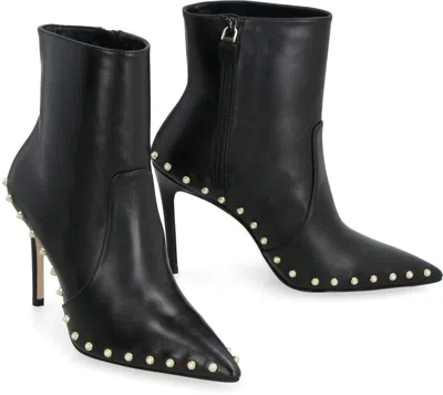 Stuart Weitzman Stuart Leather Pointy-toe Ankle Boots
