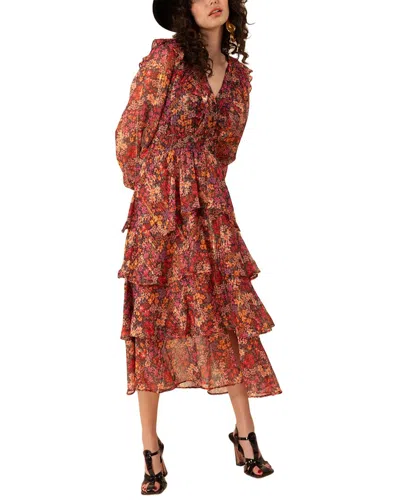 Hale Bob Lurex Jacquard Gown