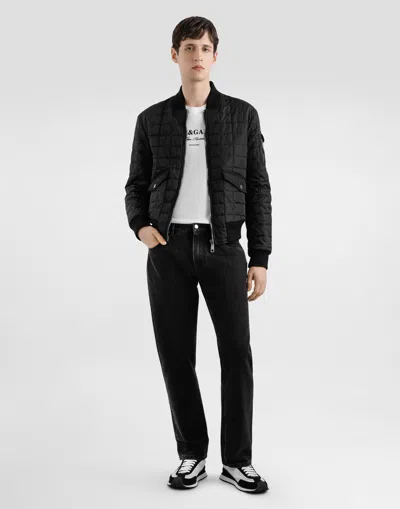 Dolce & Gabbana Cotton T-shirt With Print In White