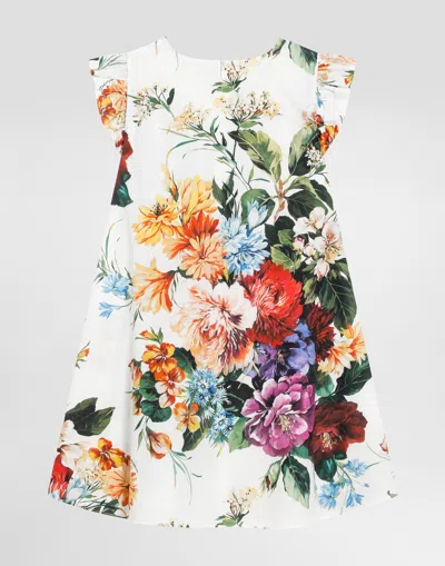 Dolce & Gabbana Flower-print Poplin Dress