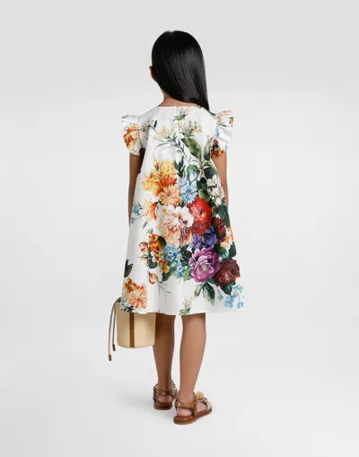 Dolce & Gabbana Flower-print Poplin Dress