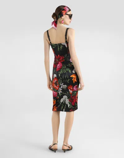Dolce & Gabbana Midi Dress In Multi