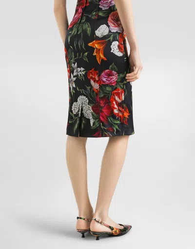 Dolce & Gabbana Midi Dress In Multi