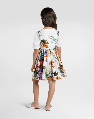 Dolce & Gabbana Flower-print Poplin Dress