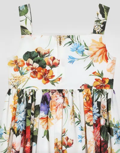 Dolce & Gabbana Flower-print Poplin Dress