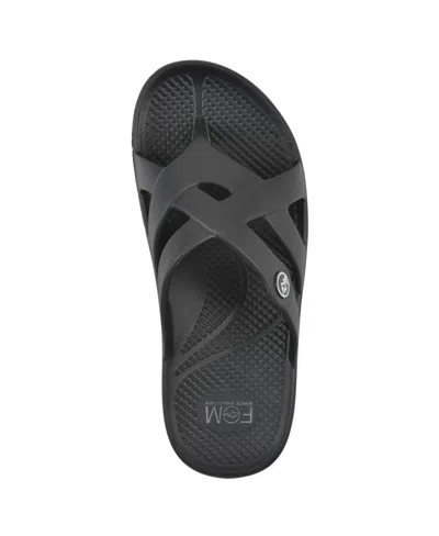 White Mountain Rip Sandal In Black