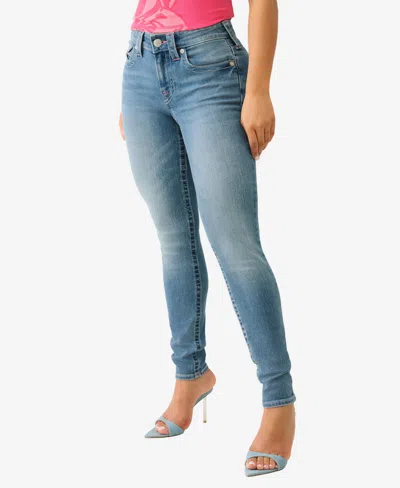 True Religion Women's Jennie I Love True Skinny Zipper Jeans In Blue
