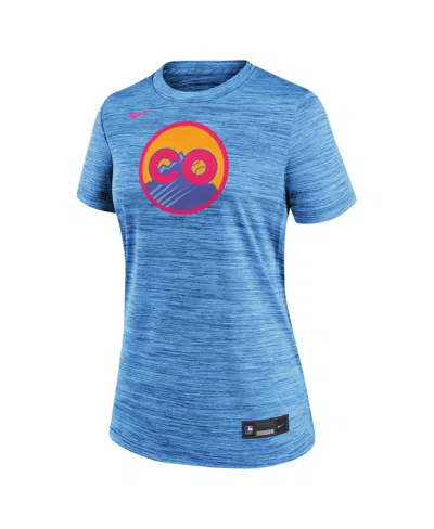 Nike Colorado Rockies Authentic Collection City Connect Velocity  Women's Dri-fit Mlb T-shirt