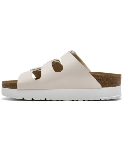 Birkenstock Arizona Pap Flex Platform Birko-flor White