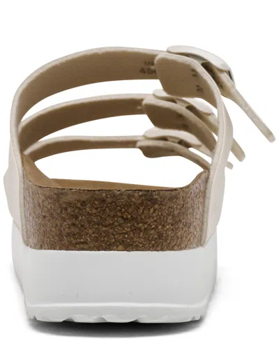 Birkenstock Arizona Pap Flex Platform Birko-flor White