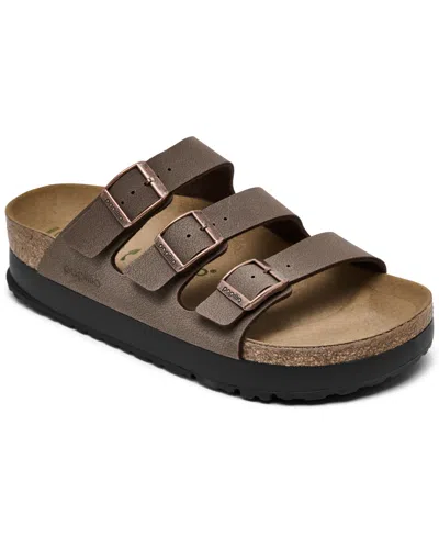 Birkenstock Women's Florida Flex Birko-flor Platform Sandals From Finish Line