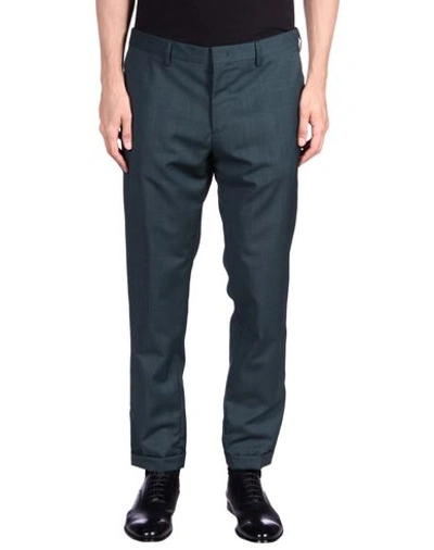 Paul Smith Casual Trousers In Green