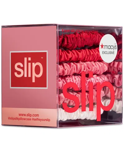Slip Pure Silk Skinny Scrunchies Set Of 6 In Multi