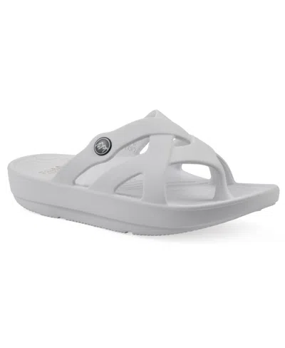 White Mountain Rip Sandal In White