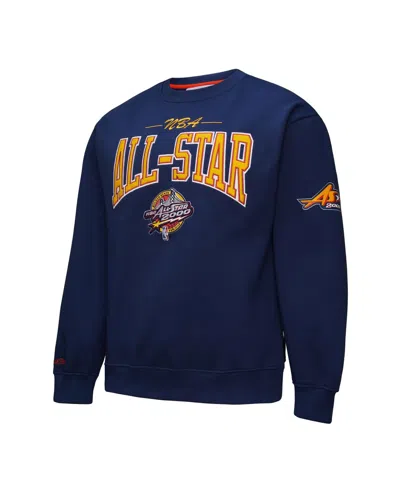 Mitchell & Ness Men's And Women's Navy 2000 Nba All-star Game Throwback Pullover Sweatshirt