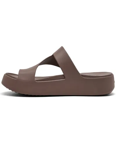 Crocs Women's Getaway Platform Toe Loop Casual Sandals From Finish Line