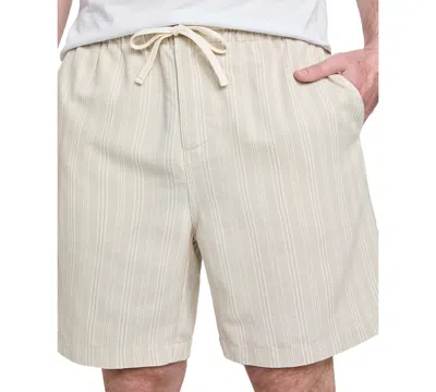 Guess Men's Regular-fit Fletcher Linen Drawstring Shorts In Green